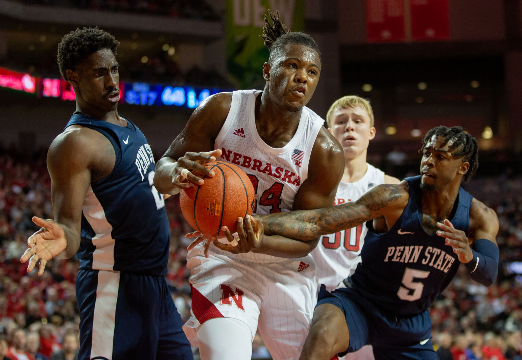Nebraska Basketball vs. Penn State Photo No. 3